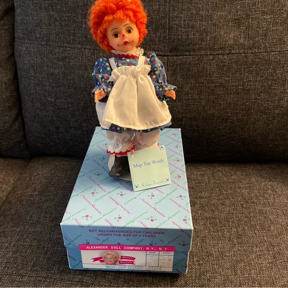 Madame Alexander Doll 8" Mop Top Wendy. #13840. Original box and tag included.